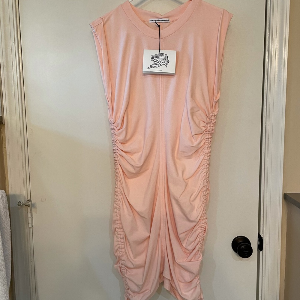Pink Alexander Wang Ruched dress